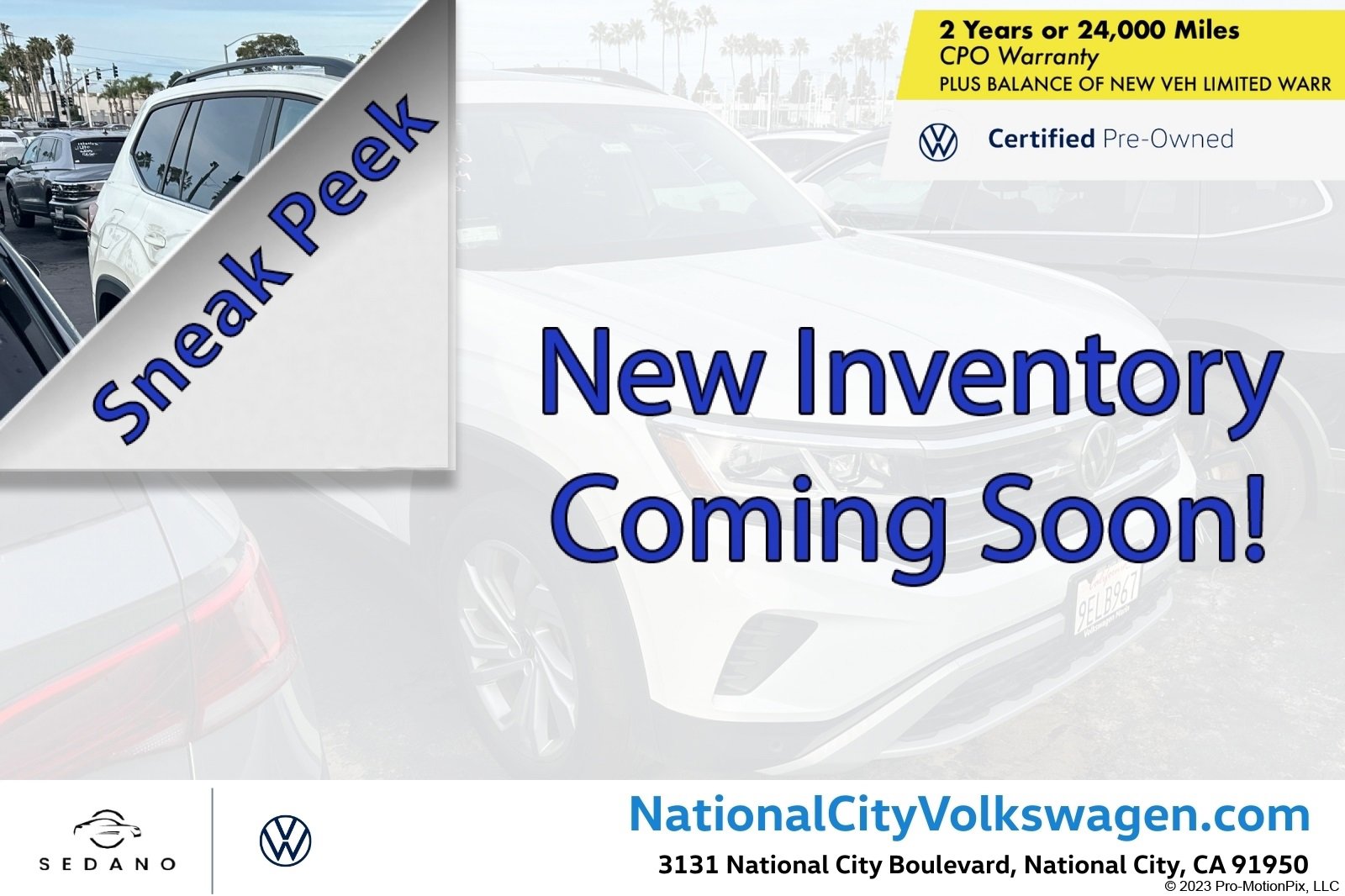 Used 2023 Volkswagen Atlas SE w/ Panoramic Sunroof Package image 1