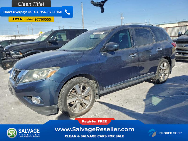 Used 2015 Nissan Pathfinder Platinum w/ Cargo Package image 1