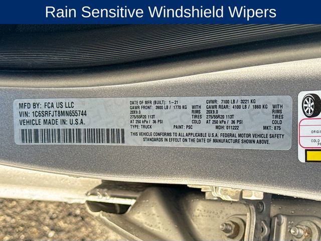 Used 2021 RAM 1500 Laramie w/ Sport Appearance Package image 33