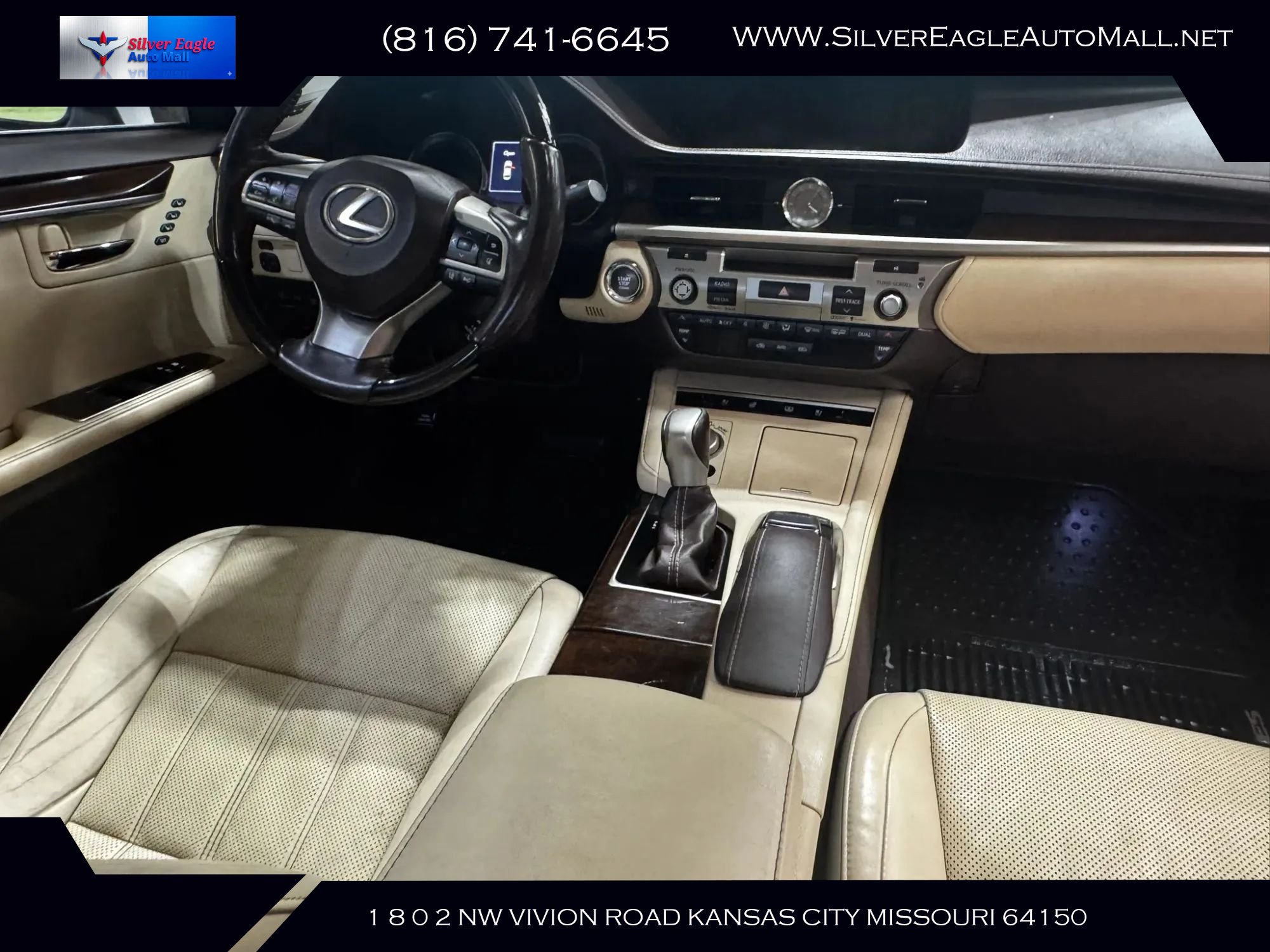 Used 2016 Lexus ES 350 w/ Luxury Package w/Wood Trim FWD image 11