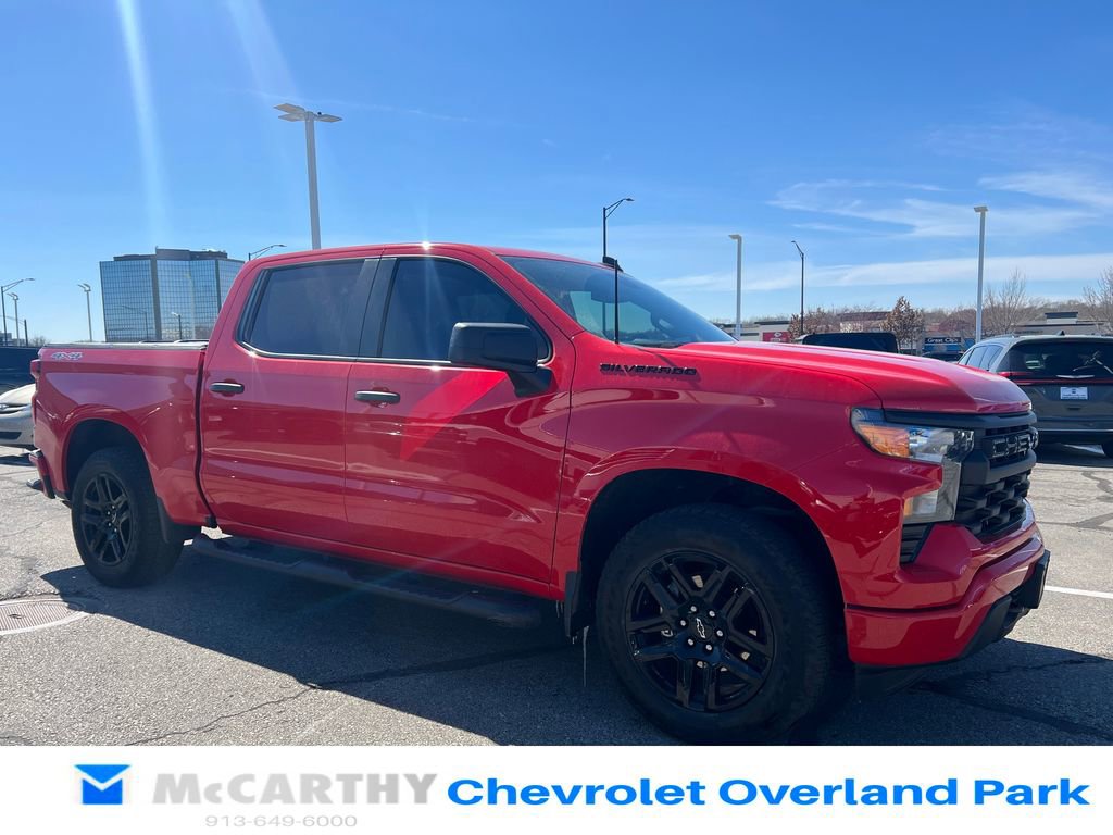 Used 2024 Chevrolet Silverado 1500 Custom w/ Turbomax Blackout Package image 1