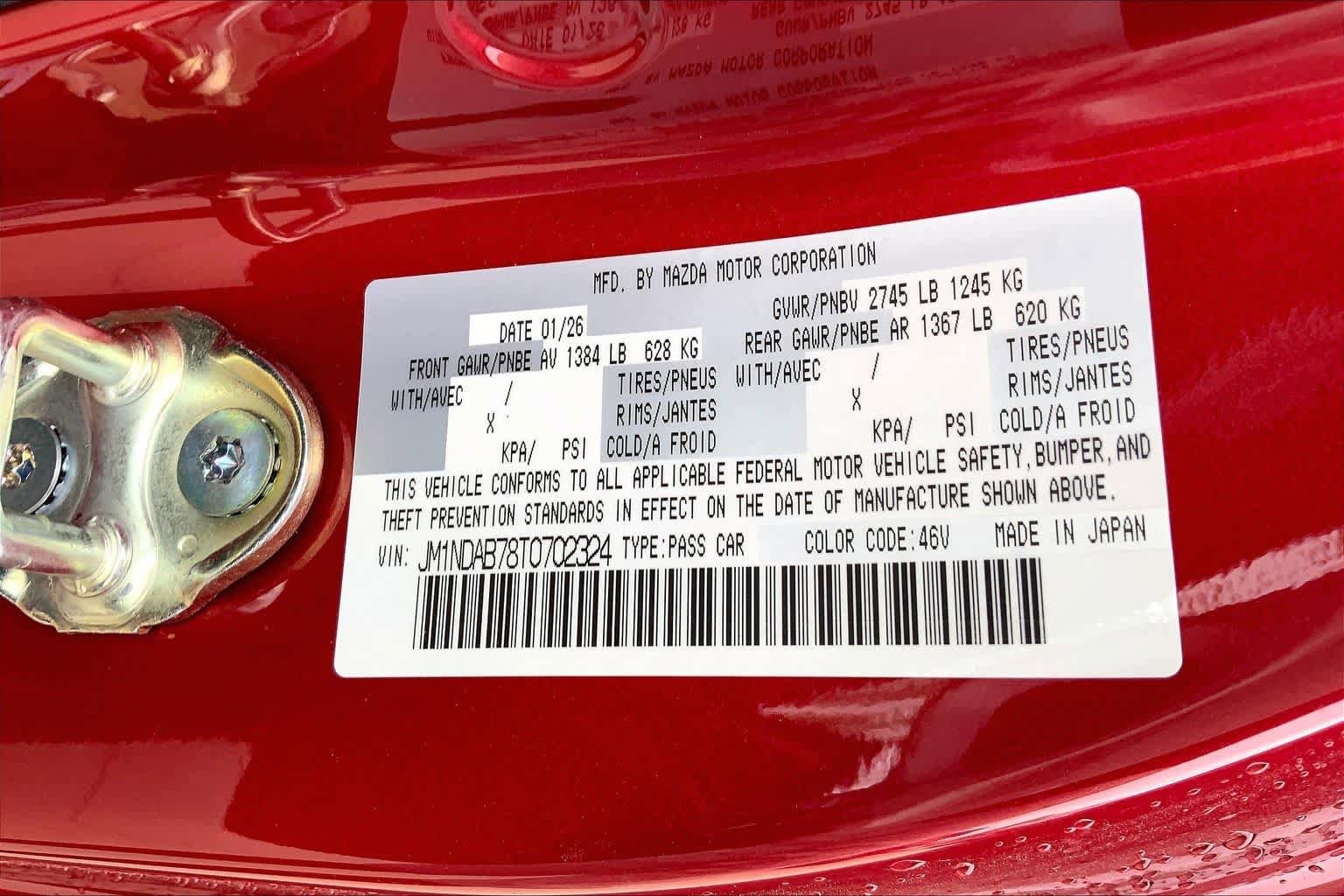 New 2026 MAZDA MX-5 Miata Sport w/ Interior Package image 19