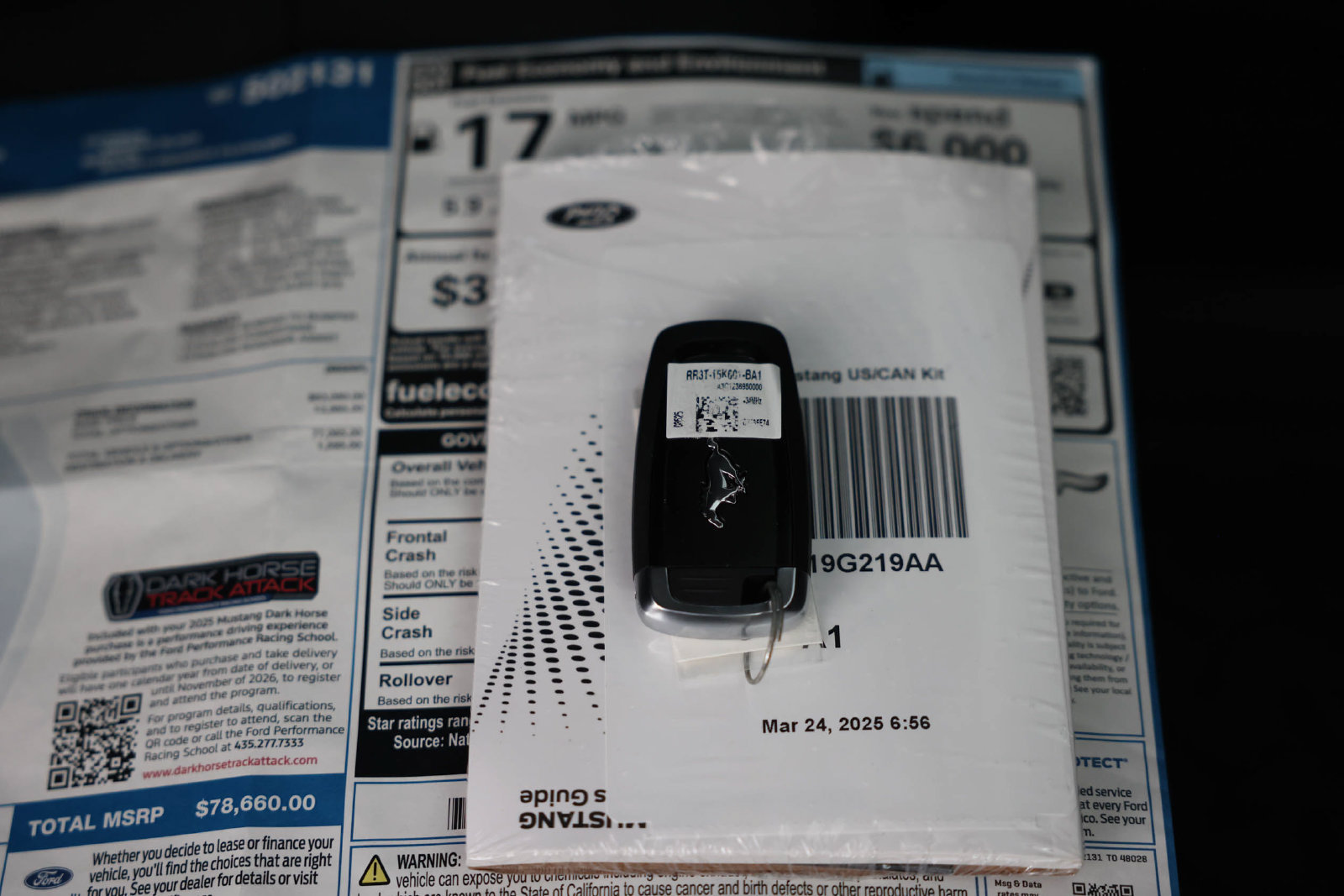 Used 2025 Ford Mustang Dark Horse w/ Dark Horse Handlin Package RWD image 39