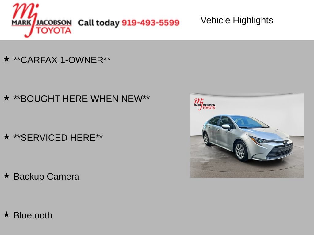 Used 2024 Toyota Corolla LE FWD image 6