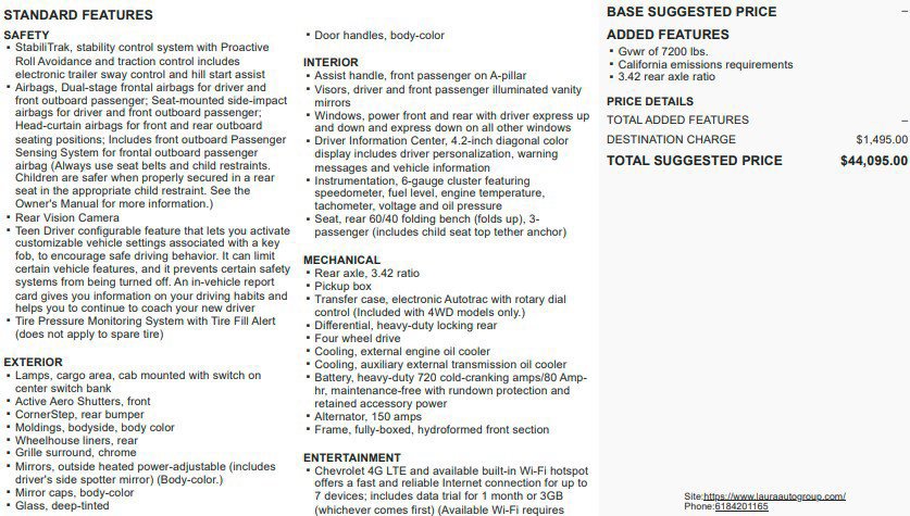 Certified 2019 Chevrolet Silverado 1500 LT AWD/4WD image 2