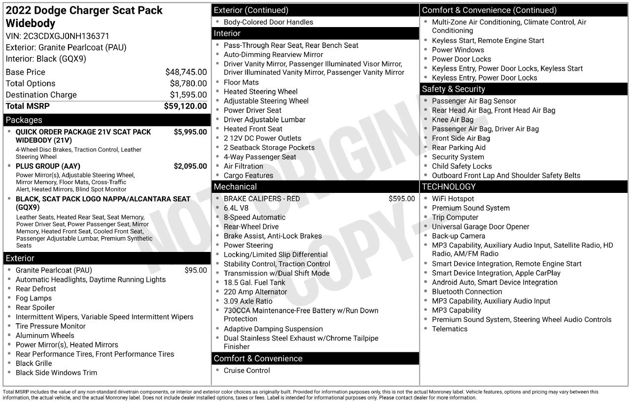 Used 2022 Dodge Charger Scat Pack RWD image 5