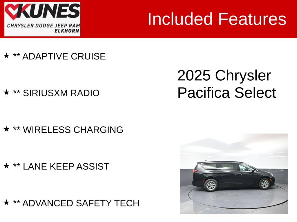 Used 2025 Chrysler Pacifica Select FWD image 3