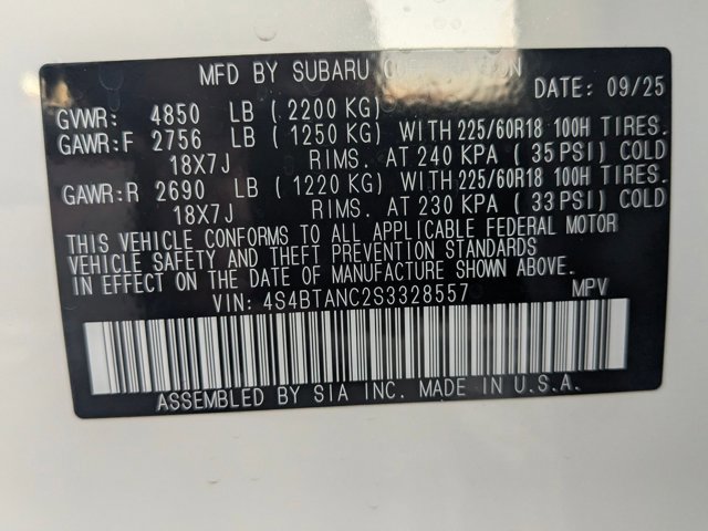 Used 2025 Subaru Outback Limited AWD/4WD image 18