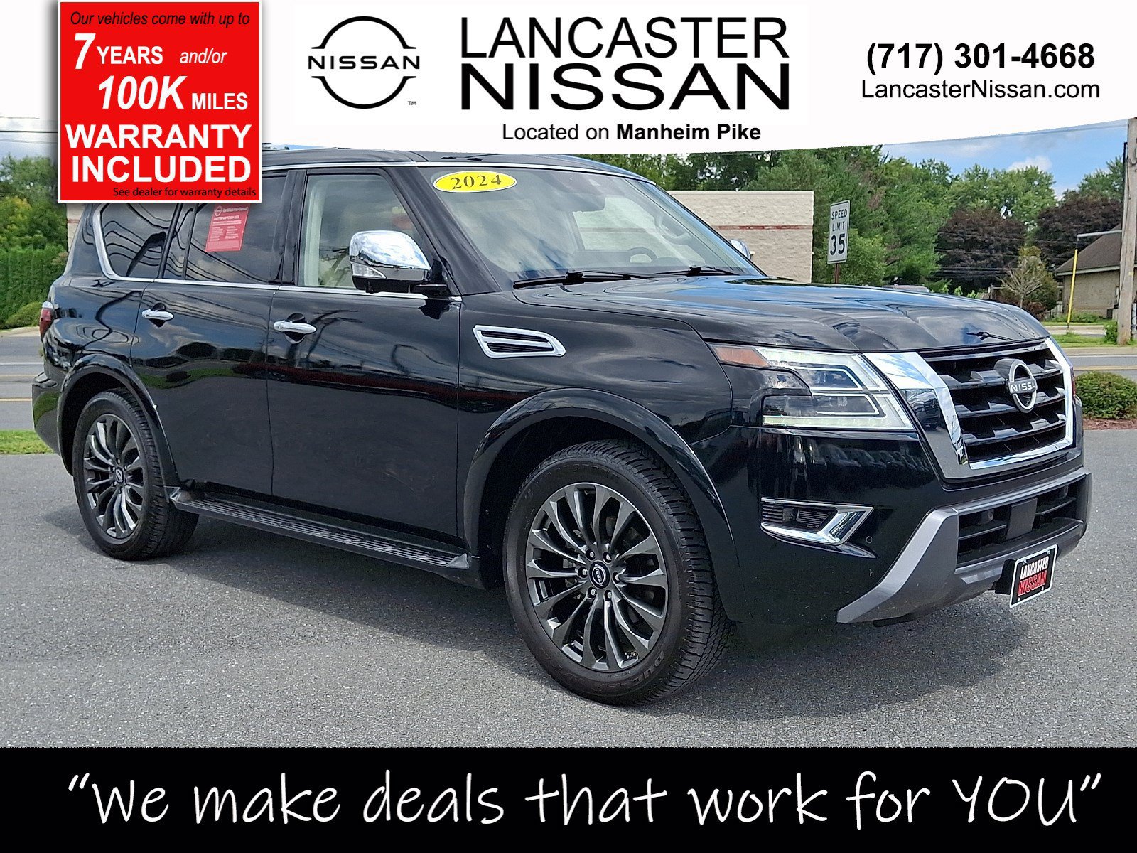 Certified 2024 Nissan Armada Platinum w/ Captain's Chairs Package
