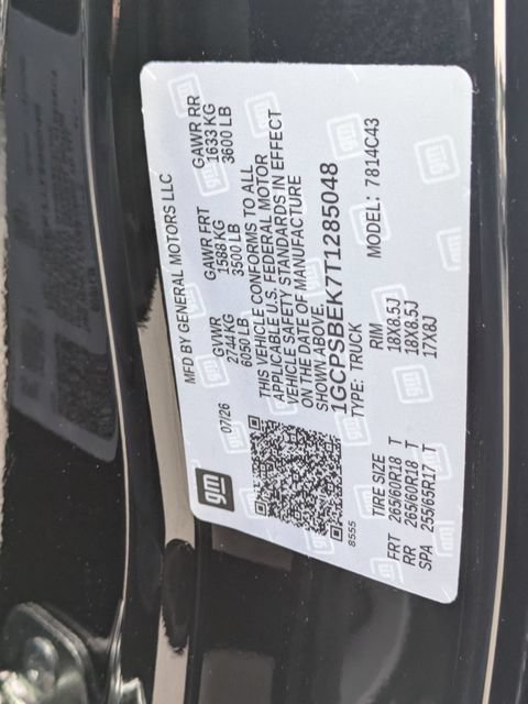 New 2026 Chevrolet Colorado W/T w/ WT Custom Package RWD image 38