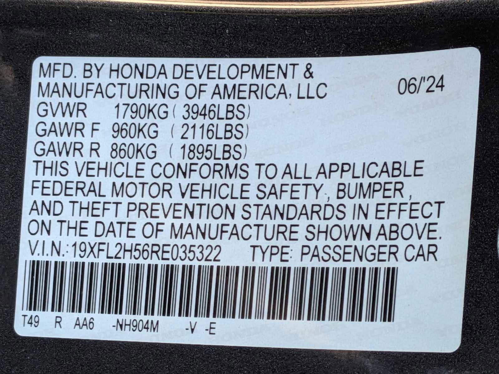 Certified 2024 Honda Civic LX image 28