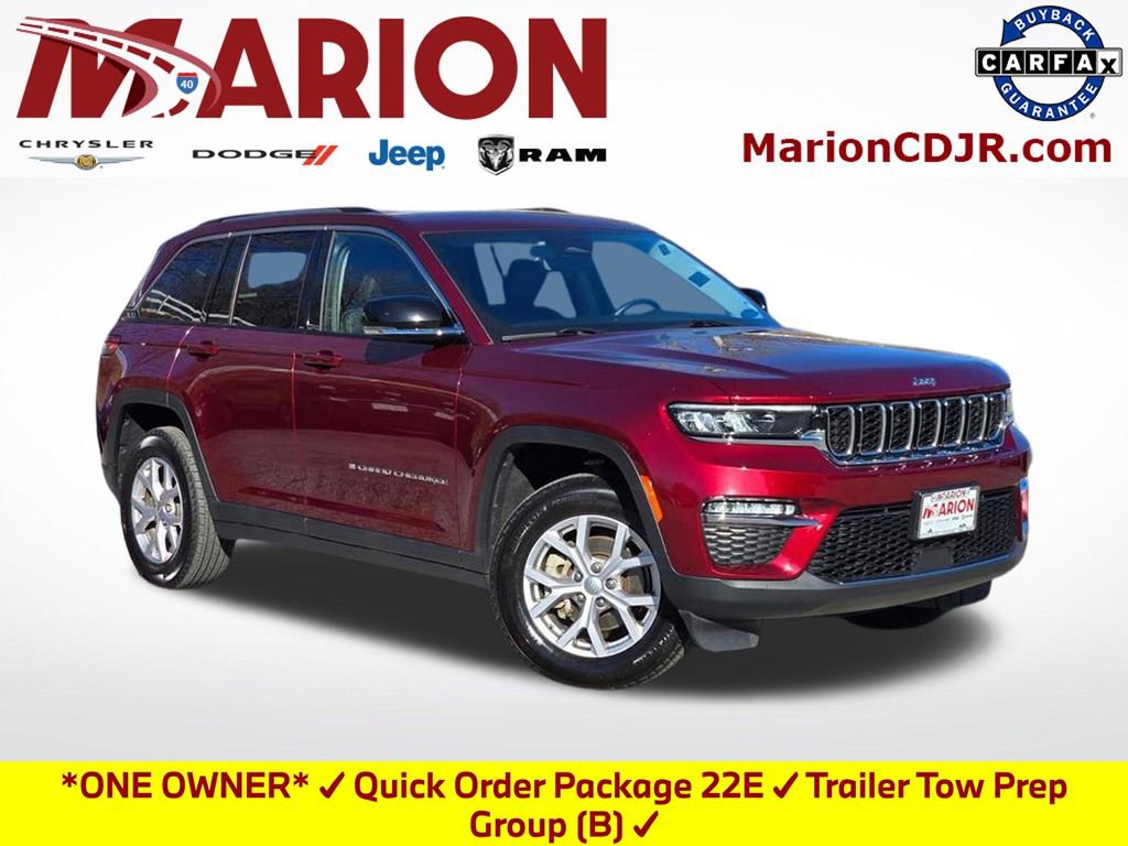 Used 2022 Jeep Grand Cherokee Limited w/ Trailer Tow Prep Group (B)