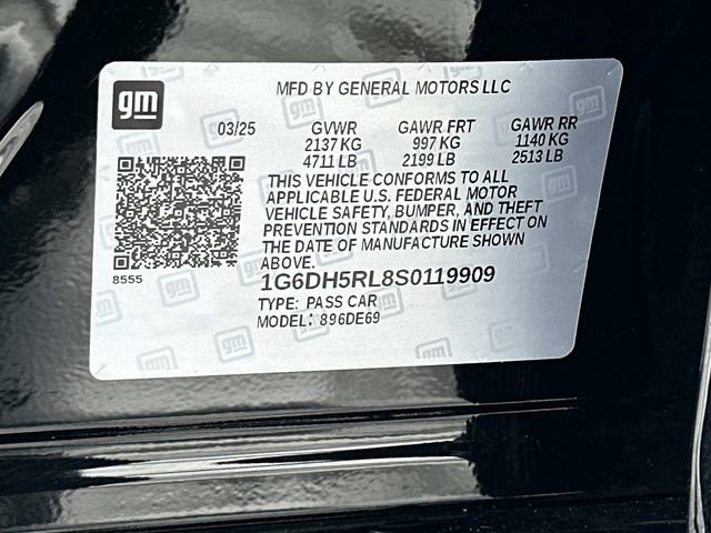 Certified 2025 Cadillac CT4 V w/ LPO, ONYX Package image 30