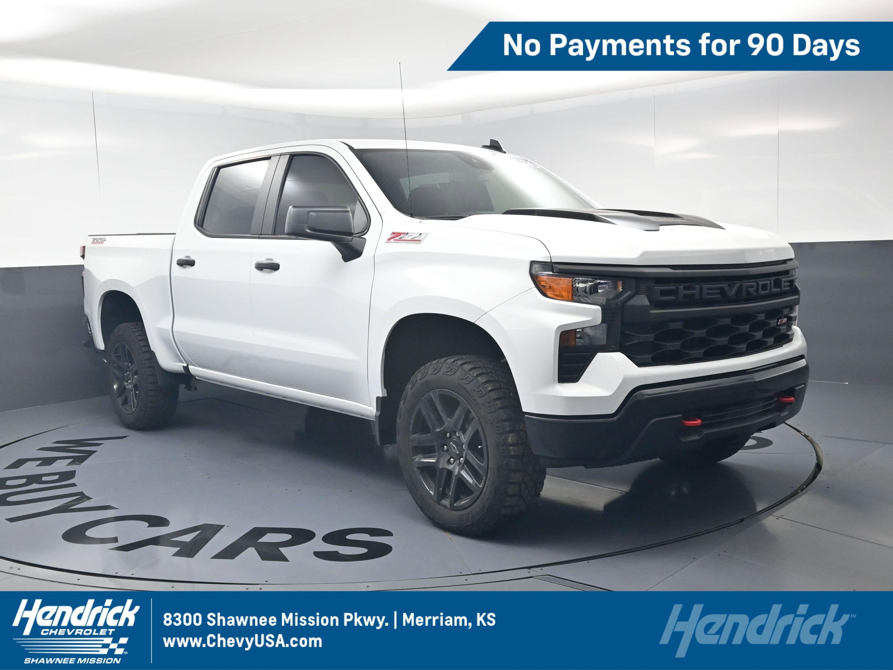 Used 2024 Chevrolet Silverado 1500 Custom Trail Boss w/ LPO, Dark Essentials Package
