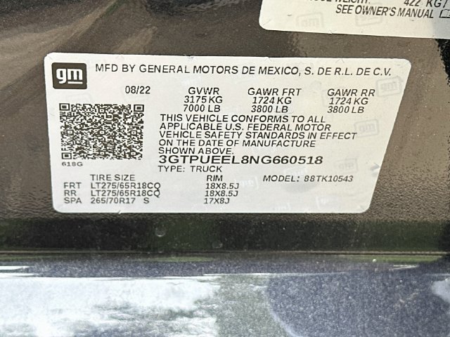 Used 2022 GMC Sierra 1500 AT4 w/ AT4 Premium Package AWD/4WD image 37