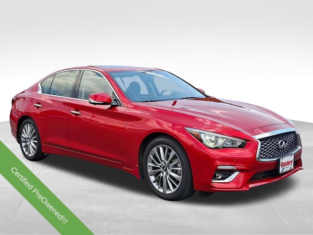 Used 2023 INFINITI Q50 Luxe w/ Cargo Package