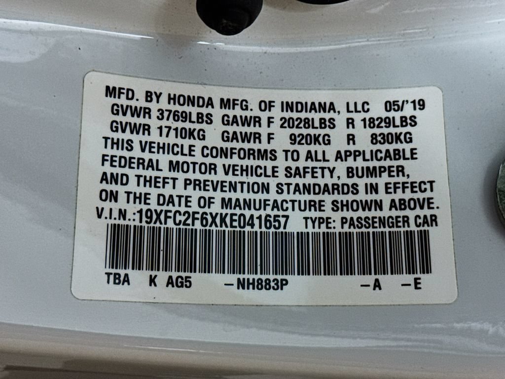 Used 2019 Honda Civic LX image 38