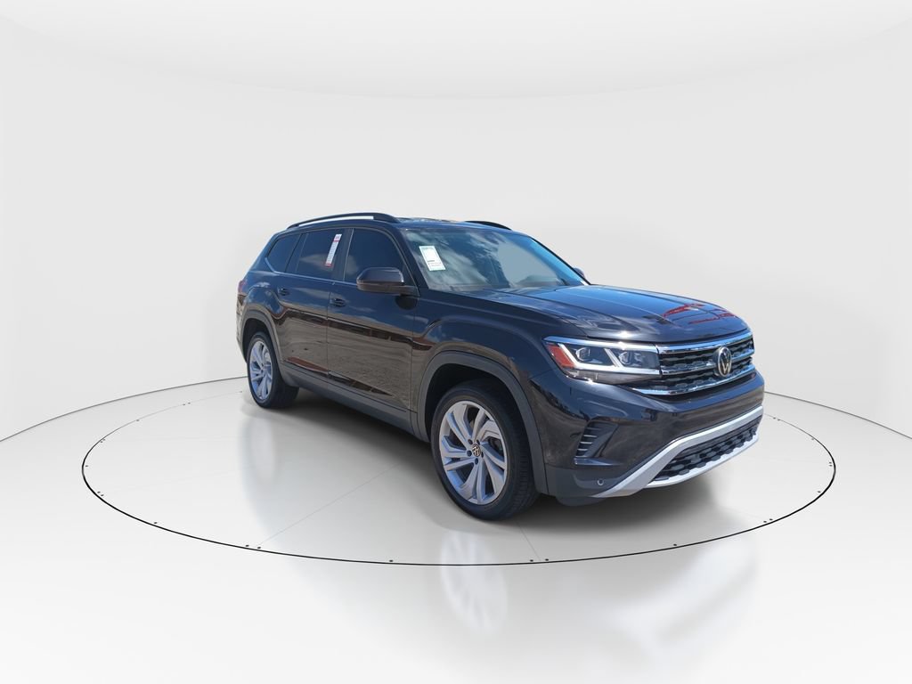 Used 2021 Volkswagen Atlas SE w/ Towing Package AWD/4WD image 2