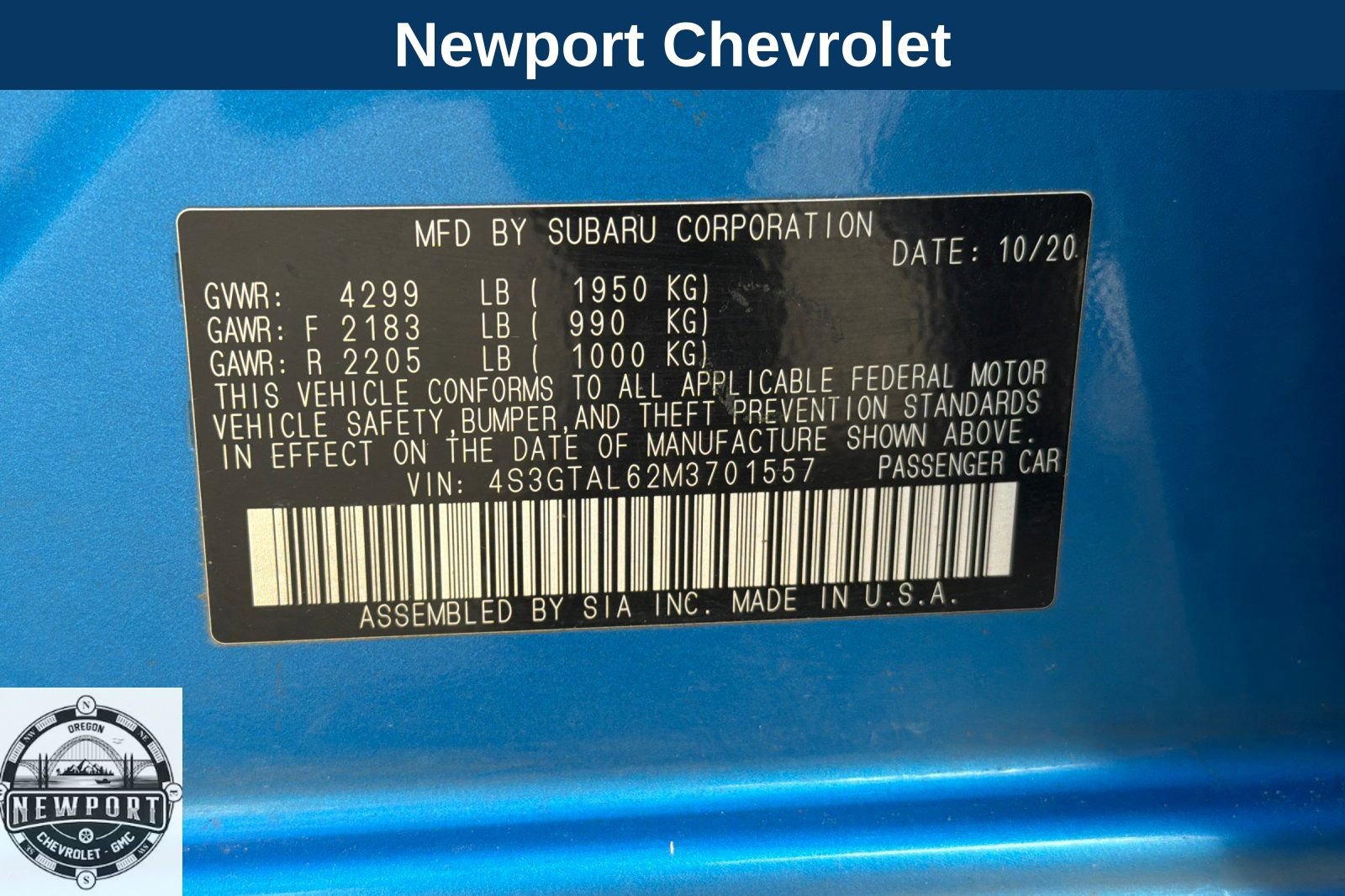 Used 2021 Subaru Impreza 2.0i Sport image 30