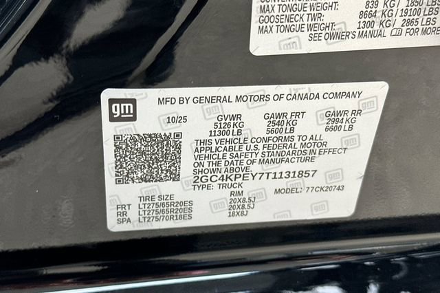 New 2026 Chevrolet Silverado 2500 LTZ w/ LTZ Plus Package image 38