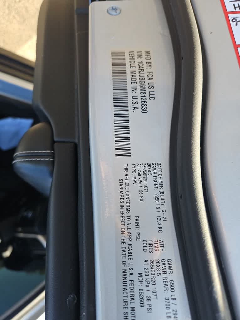 Used 2021 Jeep Grand Cherokee L Limited RWD image 21