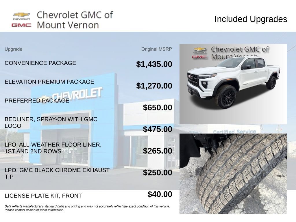 New 2026 GMC Canyon Elevation w/ Convenience Package image 6