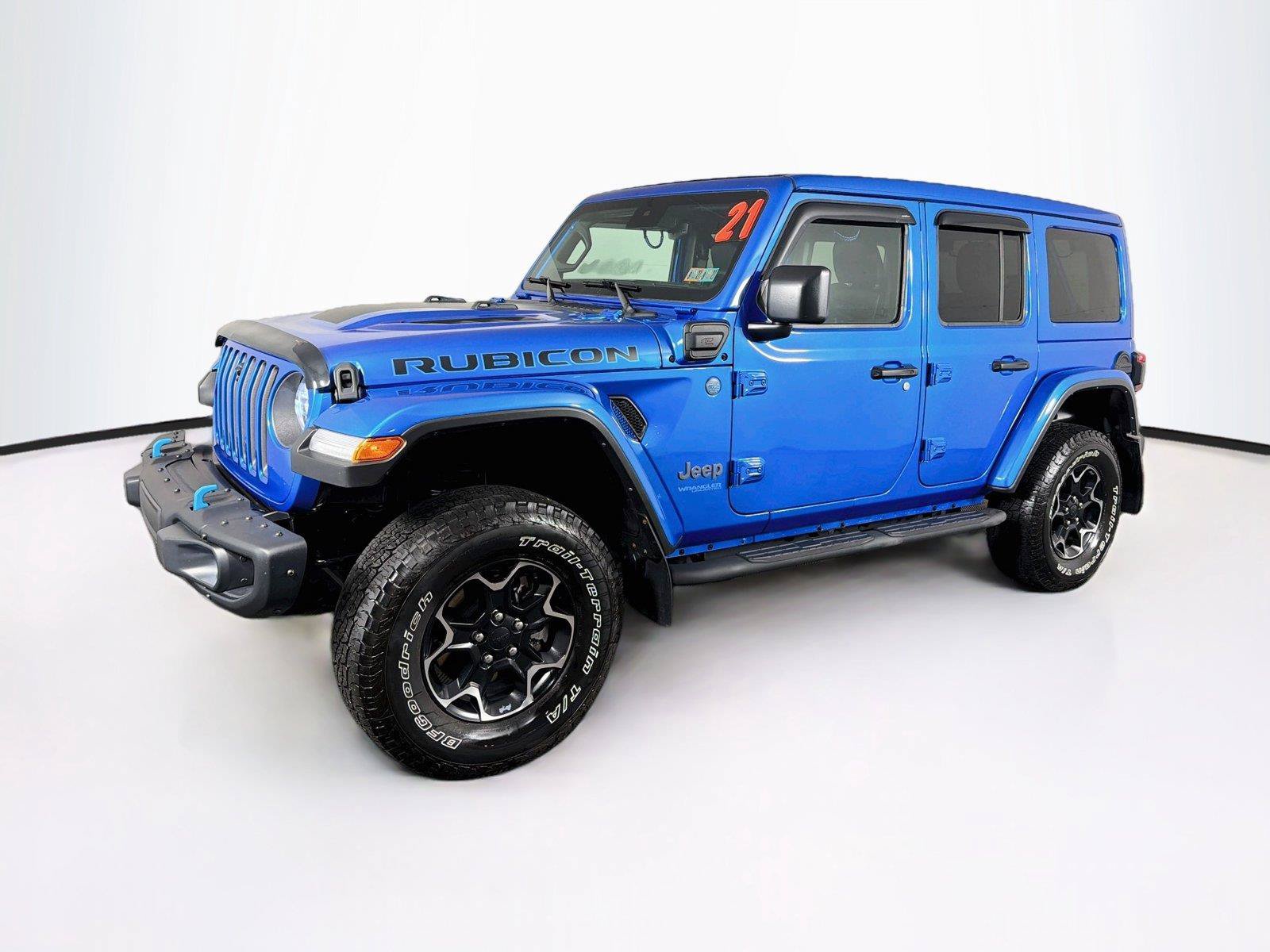 Used 2021 Jeep Wrangler Unlimited Rubicon 4xe w/ Steel Bumper Group AWD/4WD image 7