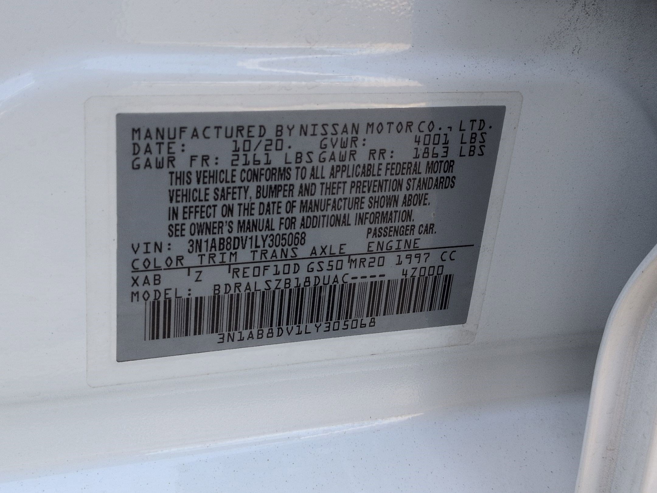 Used 2020 Nissan Sentra SR w/ Premium Package image 32