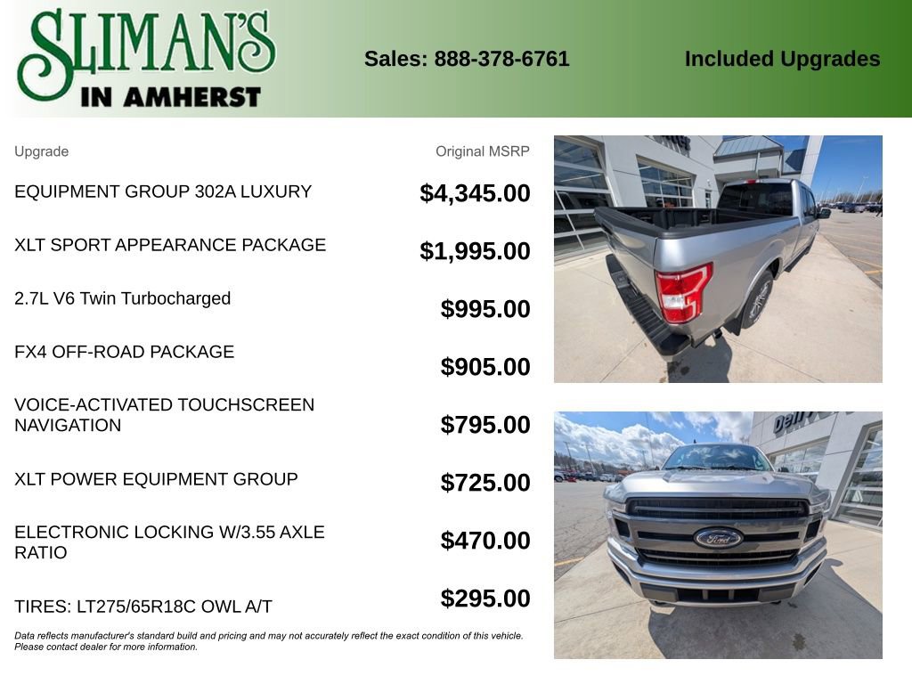 Used 2020 Ford F150 XLT w/ Equipment Group 302A Luxury image 12