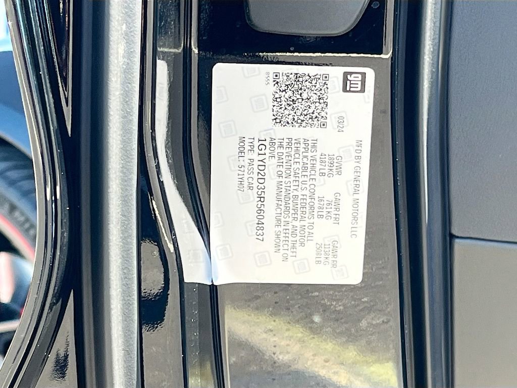 Used 2024 Chevrolet Corvette Z06 w/ Battery Protection Package image 29