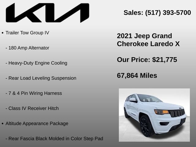 Used 2021 Jeep Grand Cherokee Laredo X image 15