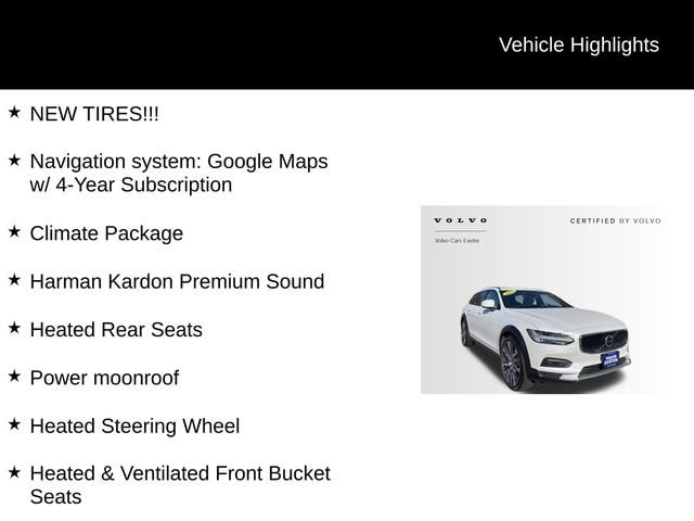 Certified 2025 Volvo V90 B6 Cross Country Ultra w/ Climate Package AWD/4WD image 5