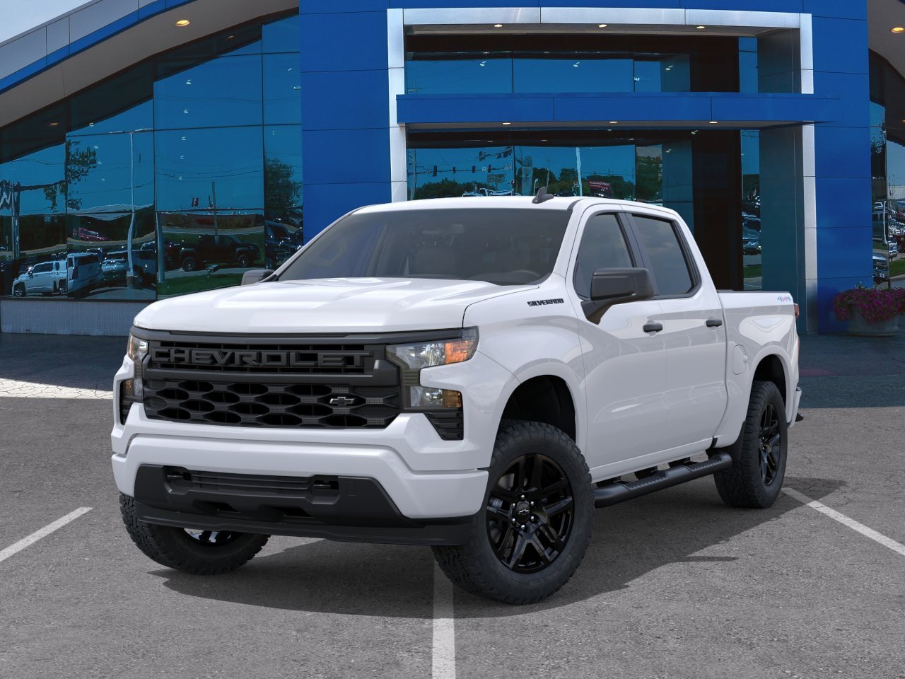 New 2026 Chevrolet Silverado 1500 Custom w/ Turbomax Blackout Package AWD/4WD image 33