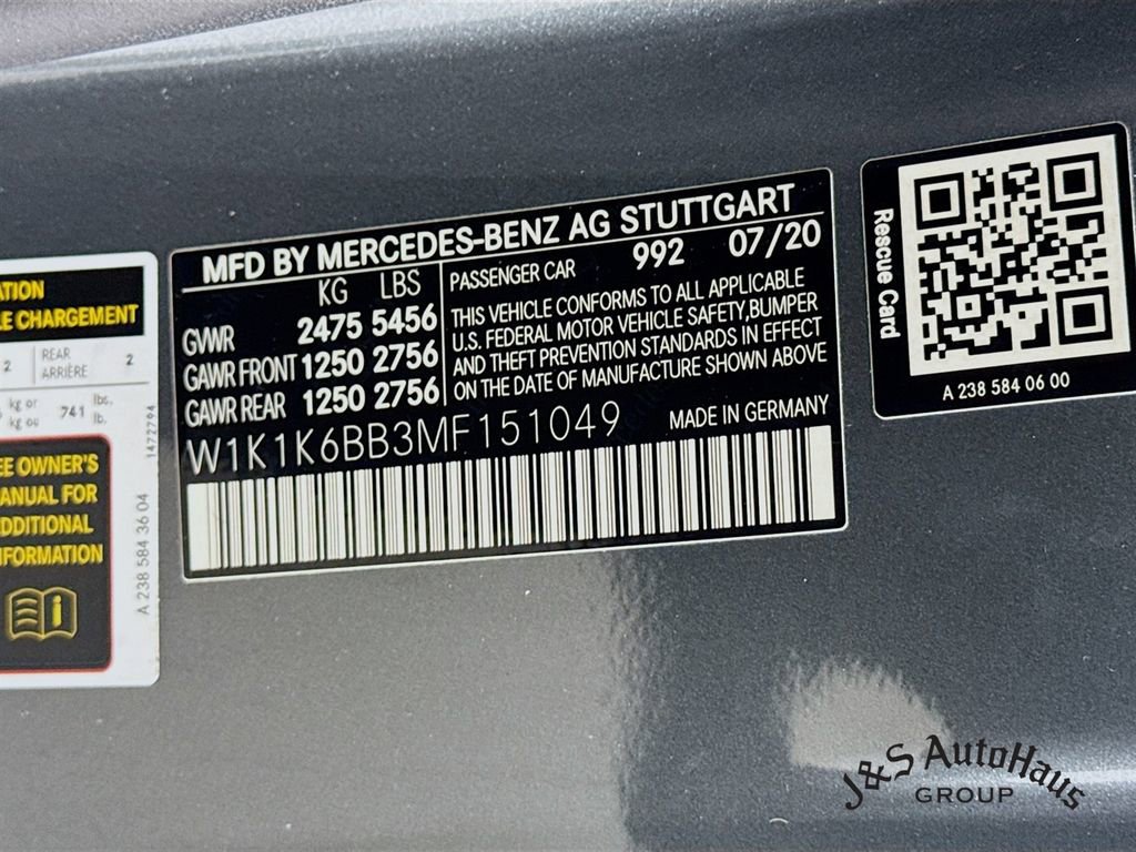 Used 2021 Mercedes-Benz E 53 AMG 4MATIC Cabriolet image 40