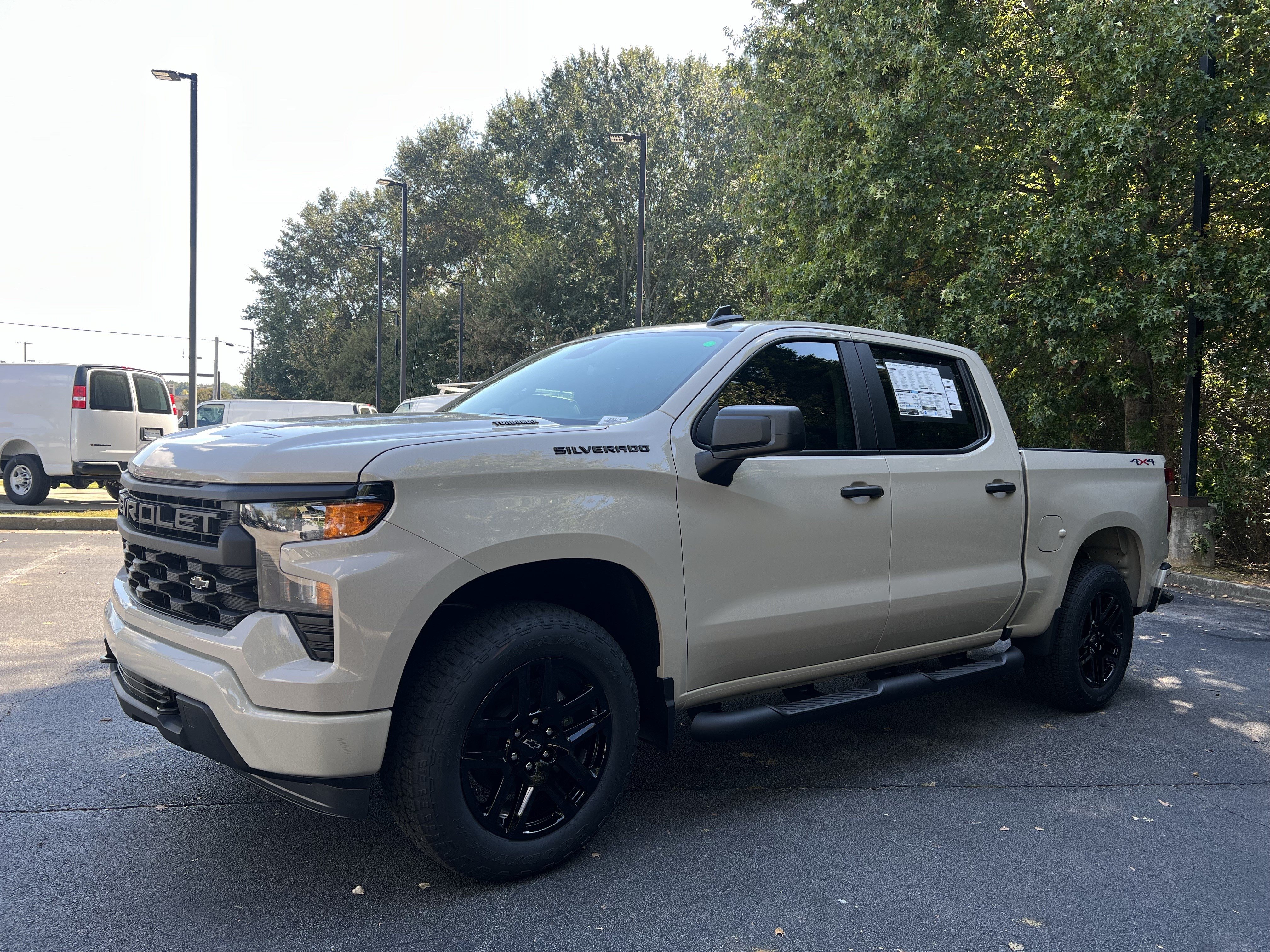 New 2026 Chevrolet Silverado 1500 Custom w/ Turbomax Blackout Package AWD/4WD image 5