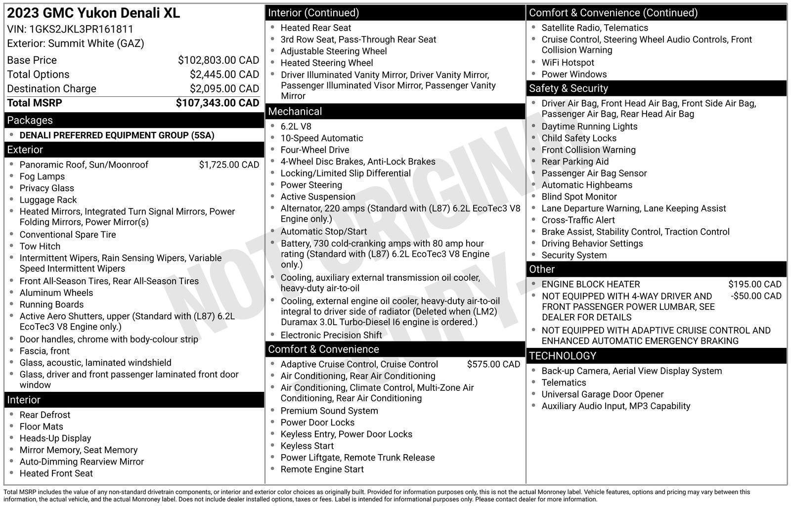 Used 2023 GMC Yukon XL Denali AWD/4WD image 38
