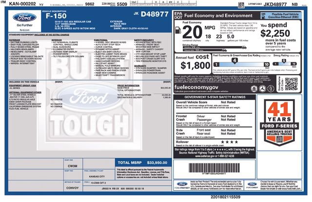 Used 2018 Ford F150 XL AWD/4WD image 4