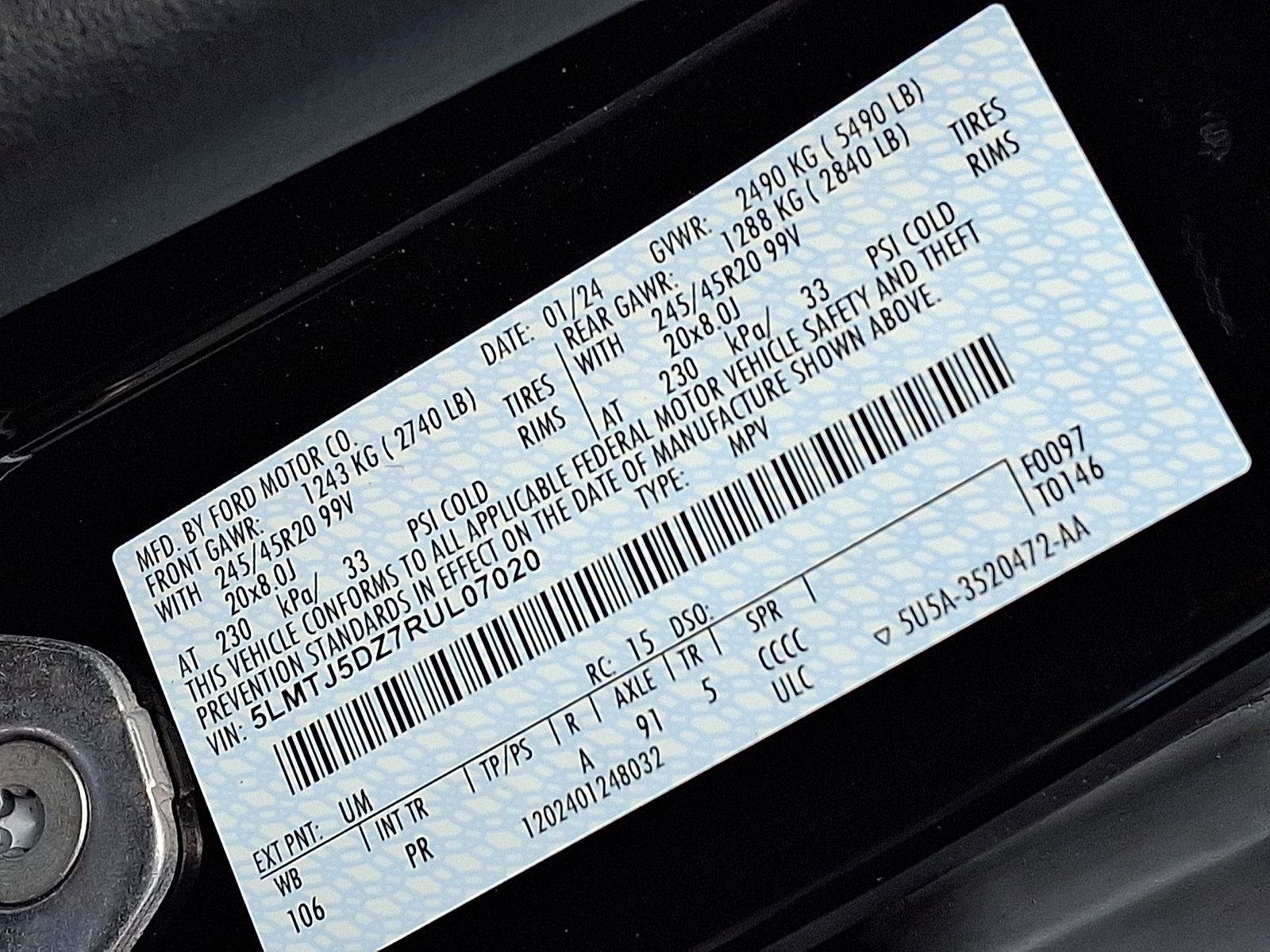 New 2024 Lincoln Corsair Grand Touring w/ Equipment Group 301A image 16