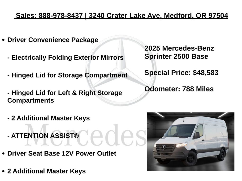 Used 2025 Mercedes-Benz Sprinter 2500 image 10