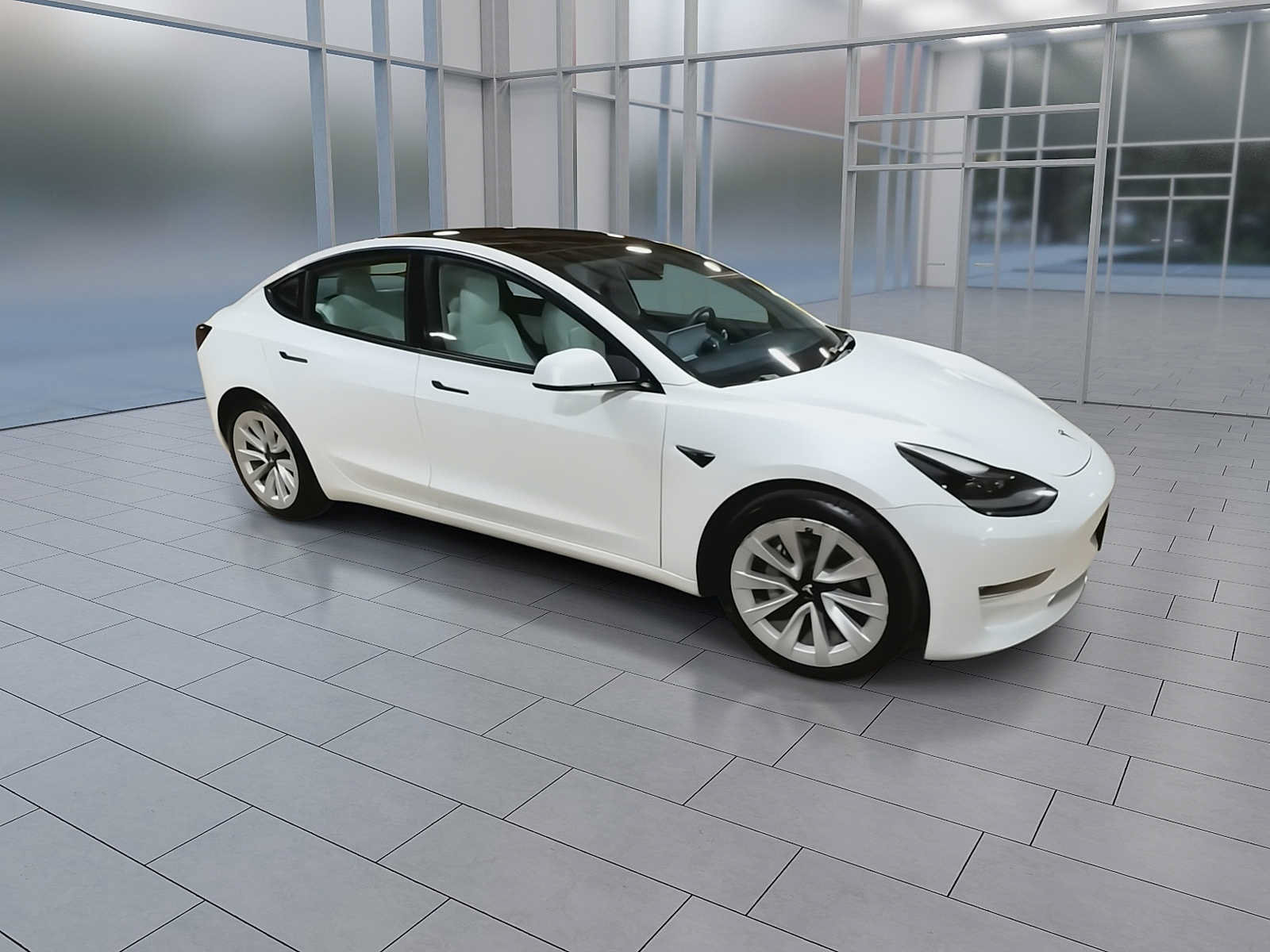 Used 2021 Tesla Model 3 Long Range AWD/4WD image 2