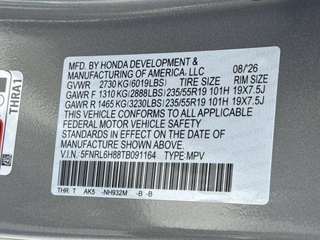 New 2026 Honda Odyssey Touring image 42