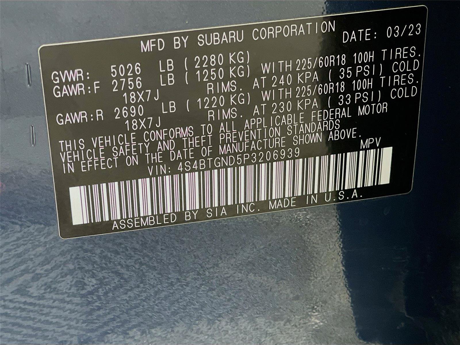 Used 2023 Subaru Outback Limited XT AWD/4WD image 37