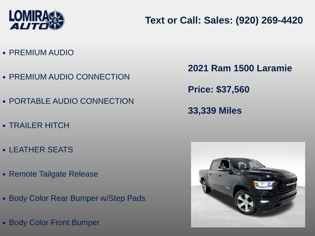 Used 2021 RAM 1500 Laramie AWD/4WD image 33