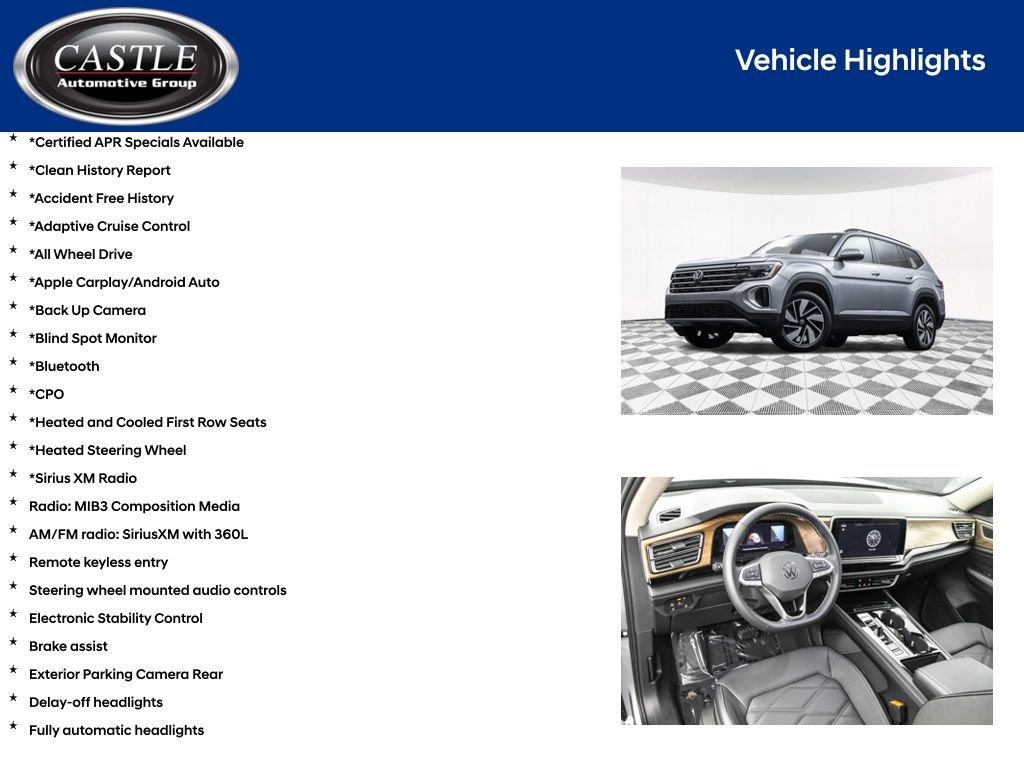 Used 2024 Volkswagen Atlas SE image 4