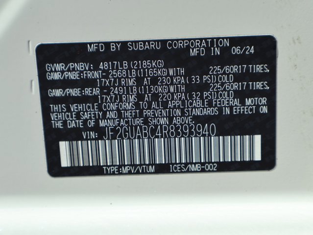 Certified 2024 Subaru Crosstrek 2.0i AWD/4WD image 24