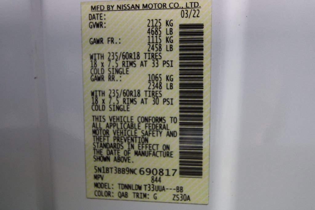Used 2022 Nissan Rogue SV AWD/4WD image 41