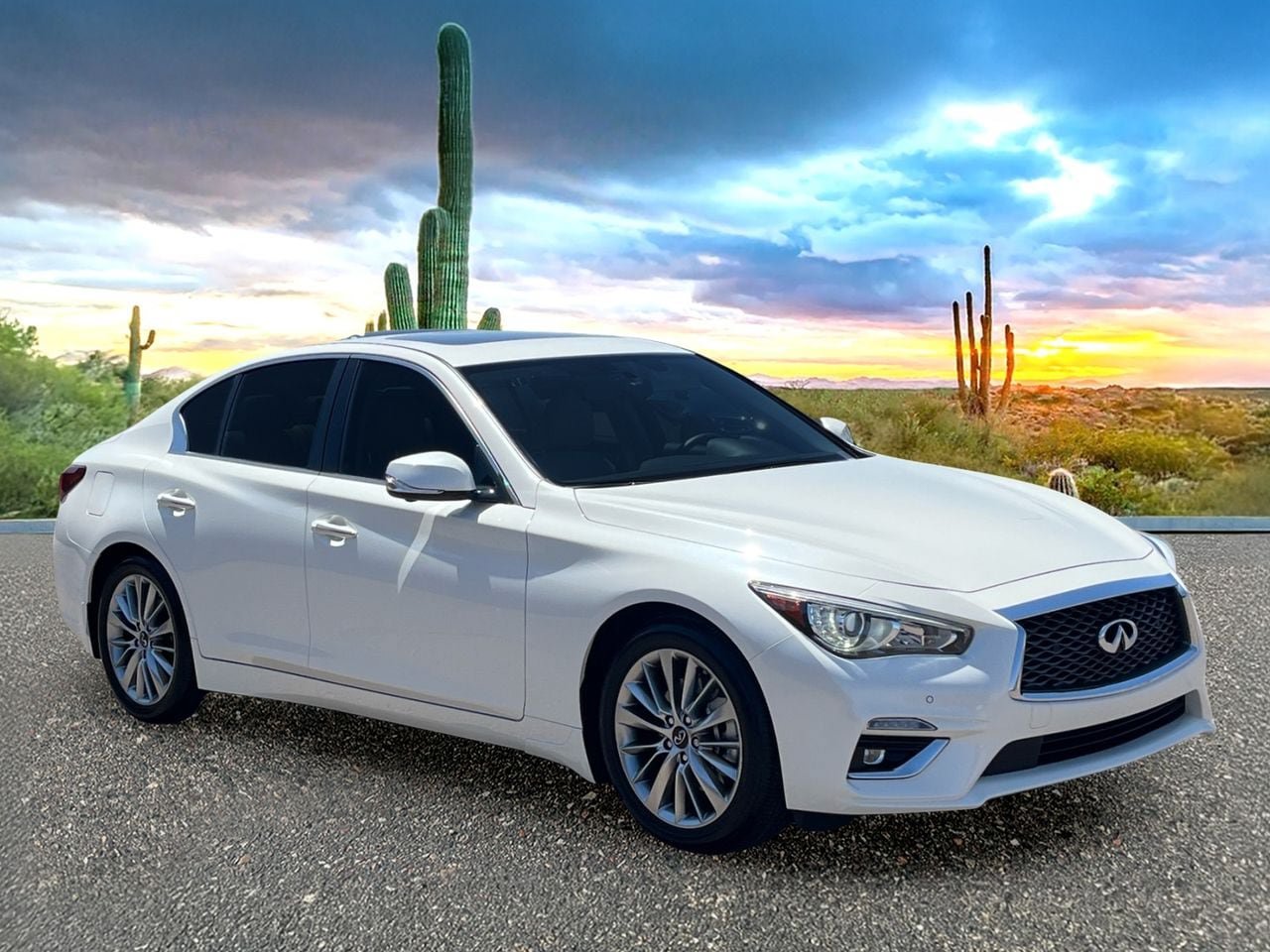Used 2024 INFINITI Q50 Luxe RWD image 7