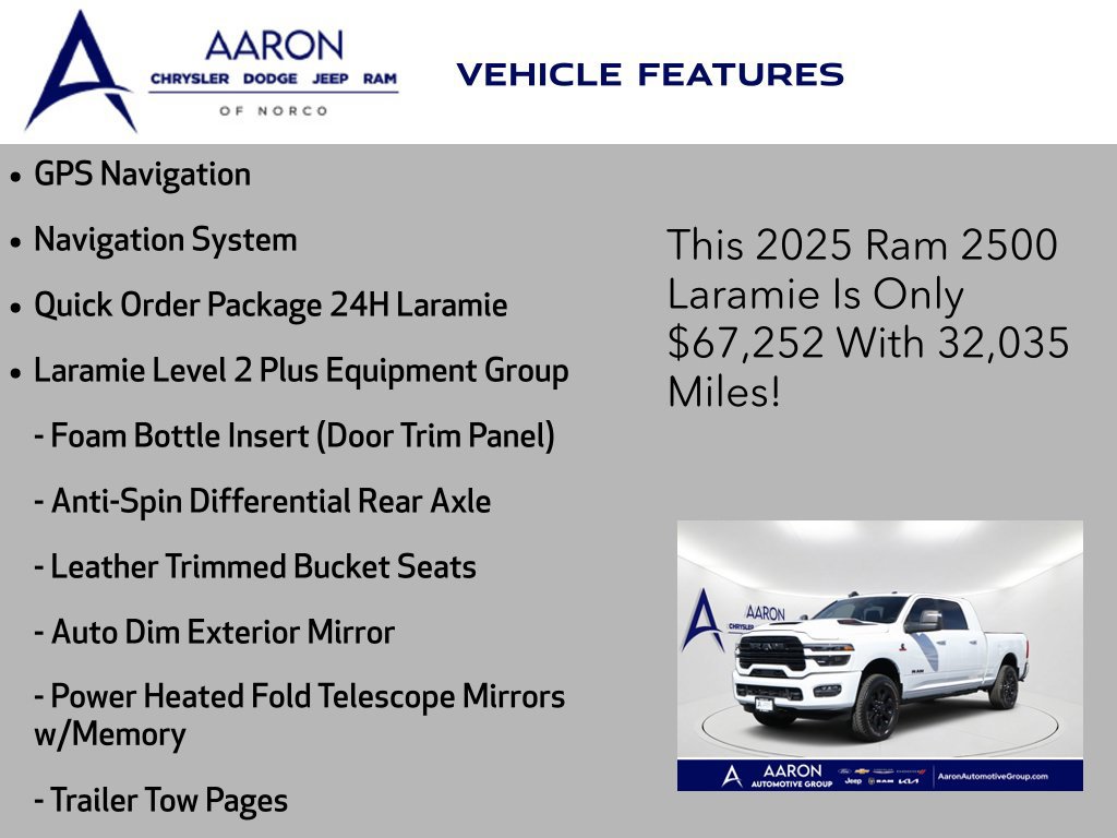 Used 2025 RAM 2500 Laramie AWD/4WD image 5