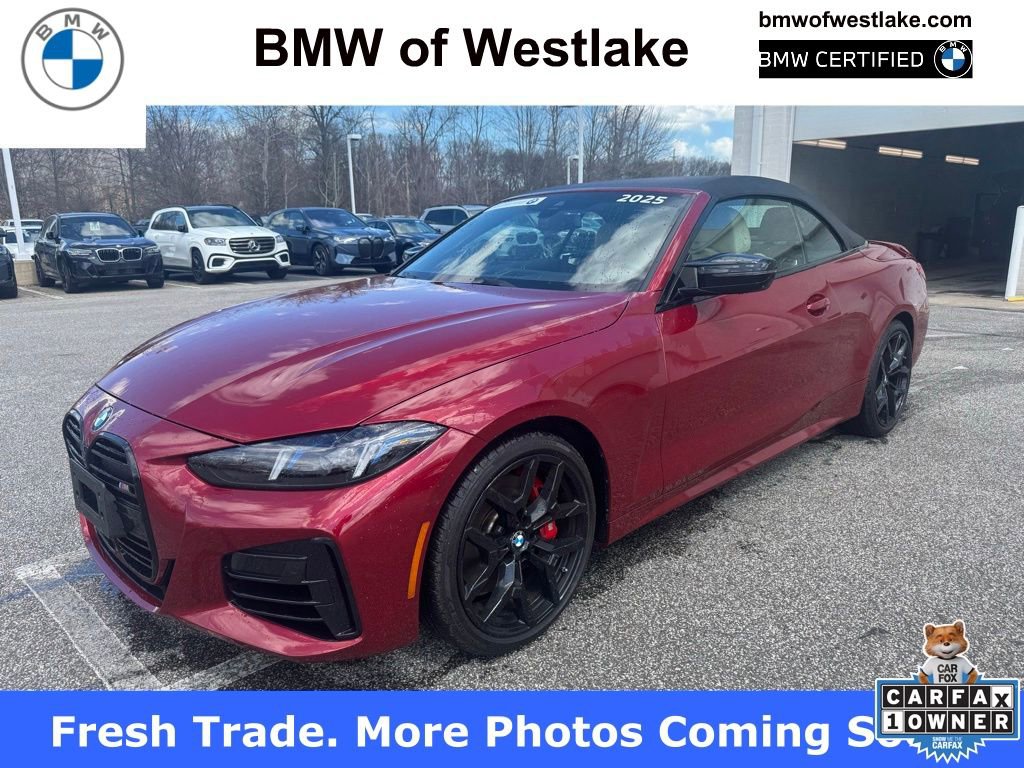 Certified 2025 BMW 440i xDrive Convertible w/ Premium Package