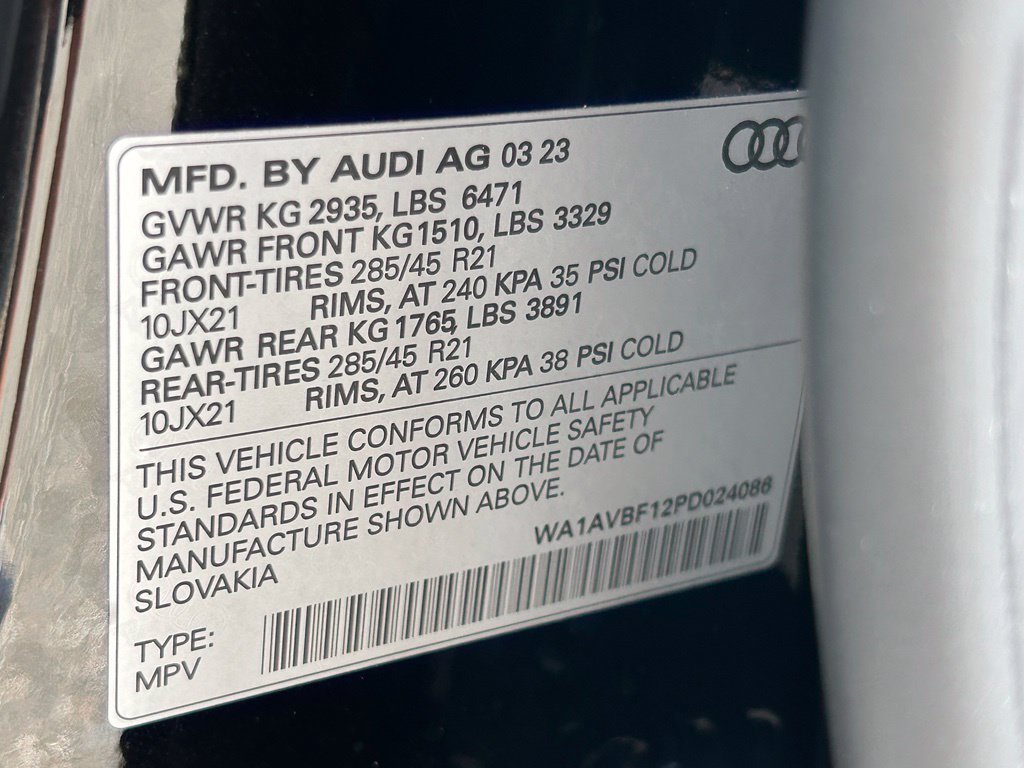 Used 2023 Audi Q8 Premium w/ Convenience Package AWD/4WD image 56